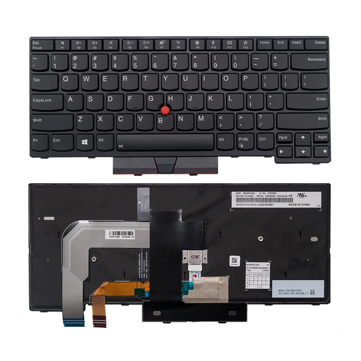 Amazon.com: Siakoocty Laptop Replacement US Layout Backlit